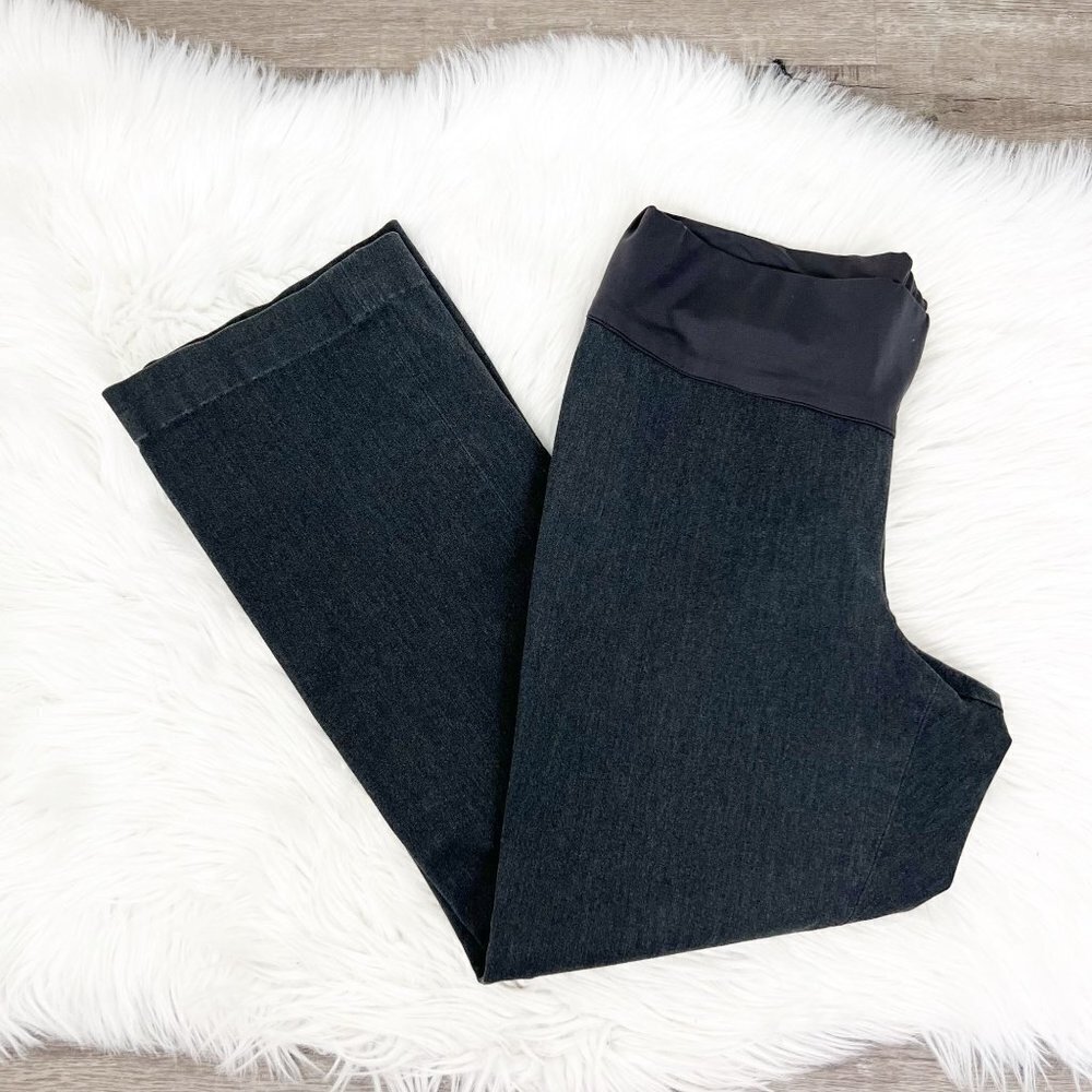 GAP Maternity Dark Gray Dress Pants Trousers Career Womens 2 Hemmed